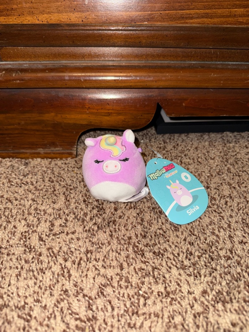 Squishmallow Mallowmees Silvia the Unicorn Squishy Brand New!